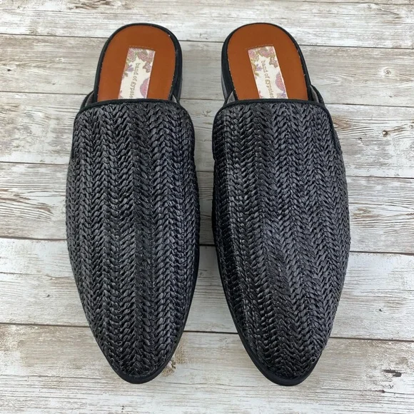 Band of Gypsies Skipper Woven Vegan Leather Pointed Loafer Mule- size 8.5 IMO - Picture 4 of 17